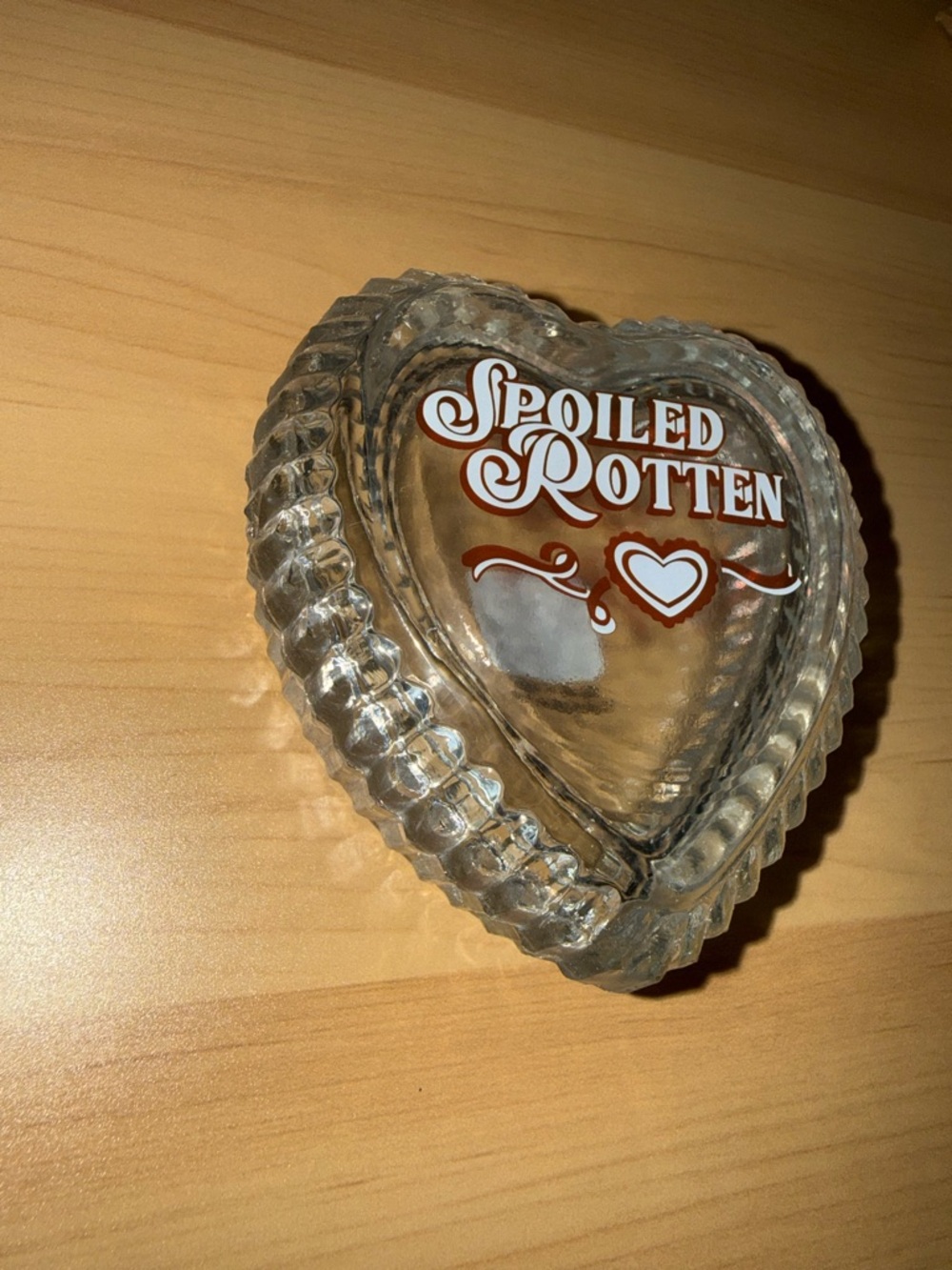 Love hurts Beveled glass trinket box - Picture 5 of 6